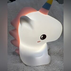 Silicone Unicorn Night Light, Sound Machine & Musical Sleep Time for Children.